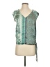 Tiny 100% Polyester Teal Sleeveless T-Shirt Size S - photo 1