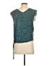 Tiny 100% Polyester Teal Sleeveless T-Shirt Size S - photo 2