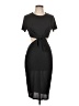 Lulus Solid Black Cocktail Dress Size L - photo 1
