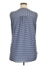 Croft & Barrow 100% Polyester Blue Sleeveless Blouse Size XL - photo 2