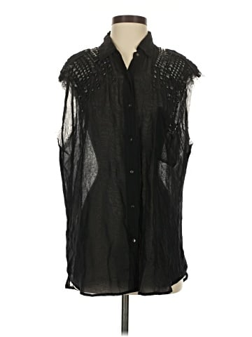 Equipment Sleeveless Button-Down Shirt (view 1)