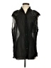 Equipment Black Sleeveless Button-Down Shirt Size S - photo 1