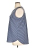 Croft & Barrow 100% Polyester Blue Sleeveless Blouse Size XL - photo 5