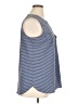Croft & Barrow 100% Polyester Blue Sleeveless Blouse Size XL - photo 4