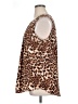Daniel Rainn Animal Print Brown Sleeveless Blouse Size XL - photo 5