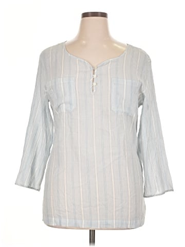 Lauren Jeans Co. 3/4 Sleeve Blouse (view 1)