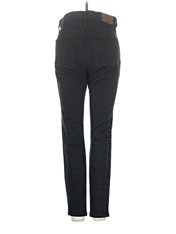 Madewell 9" Mid-Rise Skinny Jeans in ISKO Stay Black&trade; (view 2)