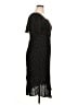 Ott Polka Dots Black Cocktail Dress Size 1X - photo 4