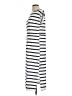 Unbranded Stripes White Casual Dress Size L - photo 5