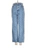 PacSun 100% Cotton Checkered-gingham Blue Jeans Size 26 waist - photo 1
