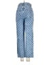 PacSun 100% Cotton Checkered-gingham Blue Jeans Size 26 waist - photo 2