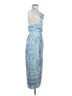 Lulus 100% Polyester Paisley Blue Casual Dress Size S - photo 4