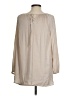 M.S.S.P. 100% Polyester Tan Long Sleeve Blouse Size S - photo 2
