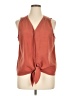 Nine West 100% Polyester Orange Sleeveless Blouse Size XL - photo 1