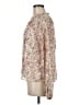 Easy Clothes 100% Polyester Floral Ivory Long Sleeve Blouse Size Med - Lg - photo 5