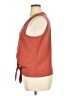 Nine West 100% Polyester Orange Sleeveless Blouse Size XL - photo 5