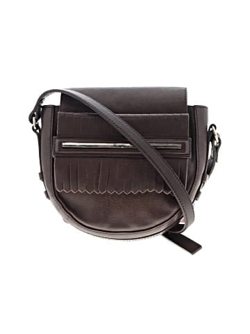 Massimo Dutti Leather Crossbody Bag (view 1)