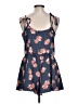 Honeydew 100% Polyester Floral Blue Casual Dress Size L - photo 2