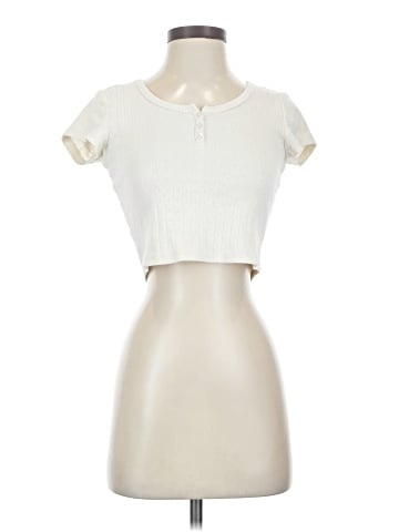 Just Polly Short Sleeve Turtleneck (view 1)
