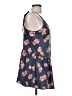 Honeydew 100% Polyester Floral Blue Casual Dress Size L - photo 4