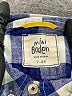Mini Boden Checkered-gingham Blue Short Sleeve Button-Down Shirt Size 7 - photo 3
