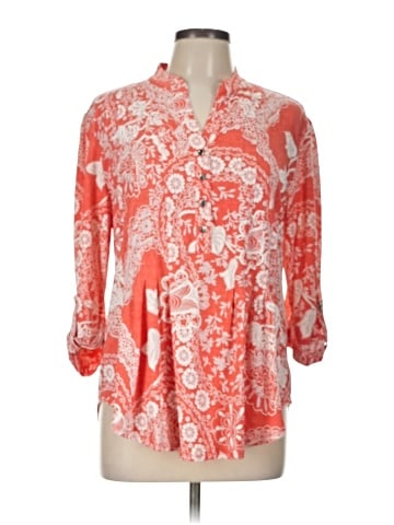 New Directions 3/4 Sleeve Blouse (view 1)
