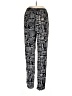 Seventeen 100% Polyester Print Black Casual Pants Size L - photo 2
