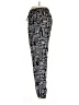 Seventeen 100% Polyester Print Black Casual Pants Size L - photo 5