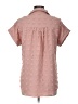 Assorted Brands Hearts Pink Short Sleeve Blouse Size L - photo 2