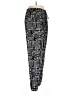 Seventeen 100% Polyester Print Black Casual Pants Size L - photo 4