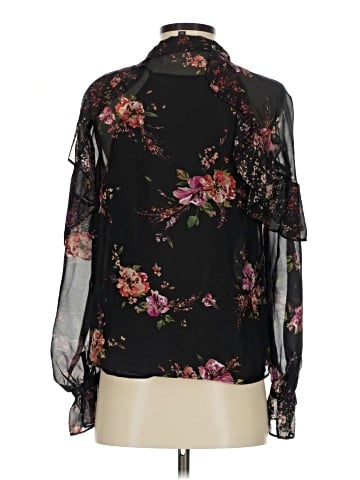 Intermix 3/4 Sleeve Silk Top (view 2)