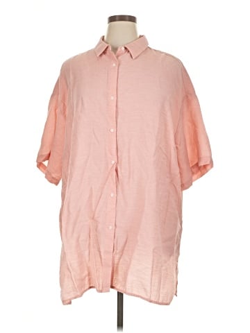 Lou & Grey Short Sleeve Button-Down Shirt (view 1)