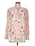 Unbranded 100% Polyester Pink Long Sleeve Blouse Size L - photo 1