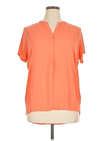 Attention Short Sleeve Blouse (view 1)