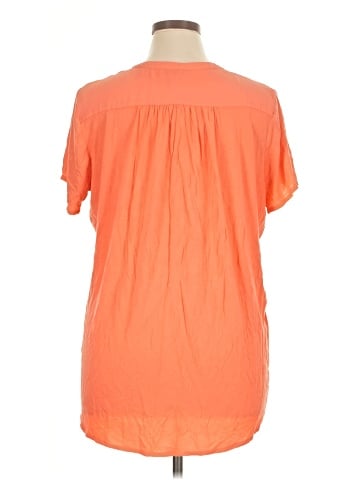 Attention Short Sleeve Blouse (view 2)