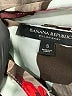 Banana Republic 100% Polyester Print Gray Long Sleeve Blouse Size S - photo 7