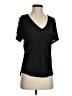 Express One Eleven Black Short Sleeve Top Size XS - photo 1