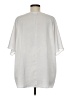 Hudson Gray 100% Polyester White Short Sleeve Blouse Size M - photo 2