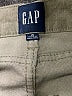 Gap Solid Green Khaki Shorts Size 12 - photo 4