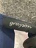Grayson 100% Polyester Blue Cocktail Dress Size 8 - photo 7