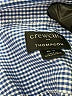 Crewcuts Outlet Chevron-herringbone Blue Long Sleeve Button-Down Shirt Size 6 - 7 - photo 4