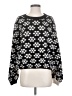 so Me Houndstooth Black Pullover Sweater Size S - photo 1