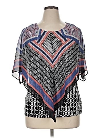 AB Studio Short Sleeve Blouse (view 1)