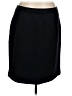 Boden Chevron-herringbone Black Wool Skirt Size 16R - photo 1