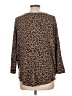 Market and Spruce Animal Print Brown Pullover Sweater Size L - photo 2