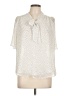 Sienna Sky 100% Polyester Ivory Short Sleeve Blouse Size L - photo 1