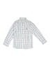 Foque 100% Cotton Checkered-gingham White Long Sleeve Button-Down Shirt Size 6 - photo 1