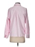 Sioni 100% Polyester Stripes Pink Long Sleeve Blouse Size S - photo 2