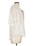 Sienna Sky 100% Polyester Ivory Short Sleeve Blouse Size L - photo 4