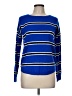 Express Stripes Blue Pullover Sweater Size M - photo 1